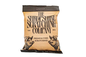 Image for mark UK00004274534_1of4 THE SHROPSHIRE SCRATCHING COMPANY TRD MRK PREMIUM PORK SCRATCHINGS