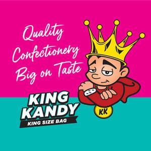 Image for mark UK00004277962 KING KANDY
KING SIZE BAG
KK
QUALITY CONFECTIONARY BIG ON TASTE