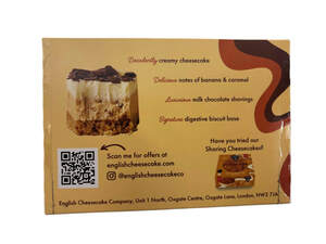 Image for mark UK00004294990_1of1_case_4of6 English Cheesecake Company 2 BANOFFEE PIE Cheesecake Slices