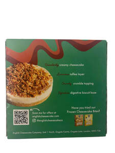 Image for mark UK00004295002_1of1_case_4of6 English Cheesecake Company TOFFEE APPLE CRUMBLE Cheesecake
