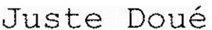 Image for mark 1914417 Juste Dou&eacute;