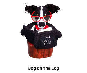 Image for mark UK00004385773 THE COLLIE TIMES DOG ON THE LOG