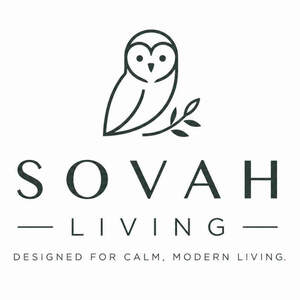 Image for mark UK00004386098 SOVAH LIVING DESIGNED FOR CALM, MODERN LIVING.