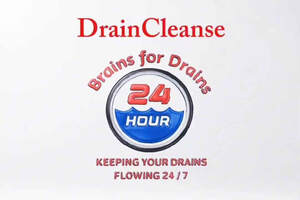 Image for mark UK00004388159 DrainCleanse 

Brains for Drains 

24 Hour 

KEEPING YOUR DRAINS FLOWING 24 / 7
