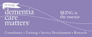 Image for mark UK00003083017 20 Years Dementia Care Matters Being is the Essence Consultancy Training Service Development Research