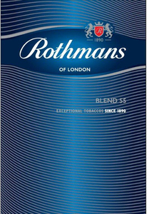 Image for mark UK00003084454 Rothmans of London BLEND 55 EXCEPTIONAL TOBACCOS  SINCE 1890