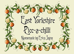 Image for mark UK00003085243 East Yorkshire Picc-a-chilli Homemade by Erica Jayne