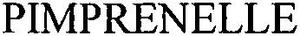 Image for mark WO0000001226010 PIMPRENELLE