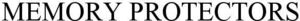 Image for mark 1852846 MEMORY PROTECTORS