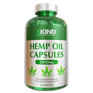 Image for mark UK00004198279 5KIND CLINICAL SKINCARE HEMP OIL CAPSULES