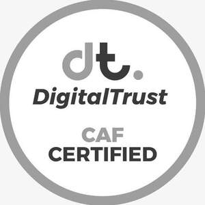 Image for mark UK00004199098_1of2 DT DIGITALTRUST CAF CERTIFIED