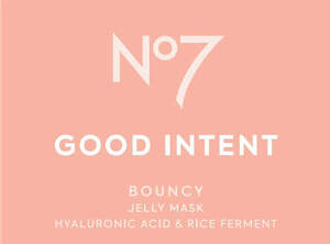 Image for mark UK00004161978 NO7 GOOD INTENT BOUNCY JELLY MASK HYALURONIC ACID & RICE FERMENT
