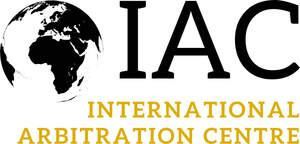 Image for mark UK00004161973_1of3 IAC INTERNATIONAL ARBITRATION CENTRE