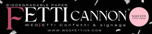 Image for mark UK00004206212 Biodegradable paper Fetti Cannon
Wedfetti Confetti & Signage 
 www.wedfettiuk.com