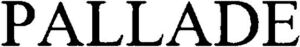 Image for mark 1844516 PALLADE