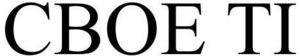 Image for mark 1855981 CBOE TI
