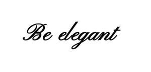 Image for mark UK00004209079 Be&nbsp;elegant