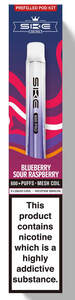 Image for mark UK00004211128 PREFILLED POD KIT
SKE 600 PRO
BLUEBERRY SOUR RASPBERRY