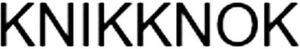 Image for mark 1846148 KNIKKNOK