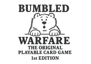 Image for mark LOGO (2) BUMBLED WARFARE THE ORIGINAL PLAYABLE CARD GAME 1st EDITION