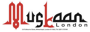 Image for mark UK00004164546 MUSKAAN LONDON 3-5 FULBOURNE STREET, WHITECHAPEL, LONDON E1 5AA | TEL: 0207 3779766