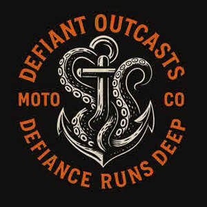 Image for mark UK00004214668 Defiant Outcasts Moto Co
Defiance runs deep 
Ride the depths