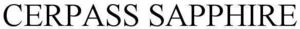 Image for mark 1848392 CERPASS SAPPHIRE