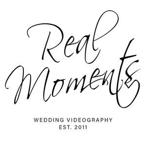 Image for mark UK00004216958 REAL MOMENTS WEDDING VIDEOGRAPHY EST. 2011