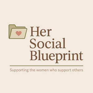 Image for mark UK00004218945 HER SOCIAL BLUEPRINT SUPPORTING THE WOMEN WHO SUPPORT OTHERS