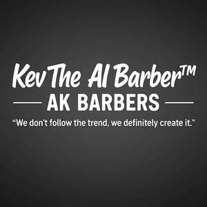 Image for mark UK00004219176 KEV THE AI BARBER&trade;
AK BARBERS 
"WE DON'T FOLLOW THE TREND, WE DEFINITELY CREATE IT."