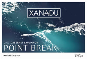 Image for mark UK00004219446 XANADU 2023 CABERNET SAUVIGNON POINT BREAK MARGARET RIVER 750ML