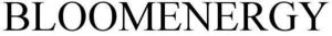 Image for mark 1846515 BLOOMENERGY