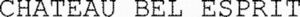 Image for mark 1857647 CHATEAU BEL ESPRIT