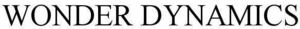 Image for mark 1861348 WONDER DYNAMICS
