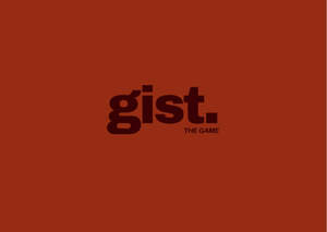 Image for mark UK00004205688_1of2 GIST THE GAME