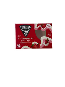 Image for mark UK00004204403_1of1_case_1of6 English Cheesecake Company 2 Strawberries & Cream Cheesecake Slices Made With British Dairy New