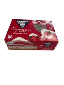 Image for mark UK00004204403_1of1_case_3of6 English Cheesecake Company 2 Strawberries & Cream Cheesecake Slices Made With British Dairy New