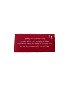 Image for mark UK00004204403_1of1_case_6of6 English Cheesecake Company 2 Strawberries & Cream Cheesecake Slices Made With British Dairy New