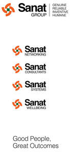 Image for mark UK00004234048 SANAT GENUINE RELIABLE GROUP INVENTIVE HUMANE SANAT NETWORKING SANAT CONSULTANTS SANAT SYSTEMS SANAT WELLBEING GOOD PEOPLE, GREAT OUTCOMES
