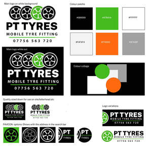 Image for mark UK00004234287 MAIN LOGO ON WHITE BACKGROUND COLOUR PALETTE #000000 #47BA1A #FFFFFF PT TYRES MOBILE TYRE FITTING 07756 563 720 #F4F4F4 #FF6B00 #9FA09F MAIN LOGO WHITE OUT COLOUR COLLAGE PT TYRES MOBILE TYRE FITTING 07756 563 720 QUALITY SIZED DOWN FOR USE ON SITE/LETTERHEAD ETC LOGO VARIATIONS PT TYRES PT TYRES PT TYRES MOBILE TYRE FITTING MOBILE TYRE FITTING 07756 563 720 07756 563 720 MOBILE TYRE FITTING FAVIC