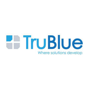 Image for mark UK00004238873_1of2 TruBlue Where solutions develop