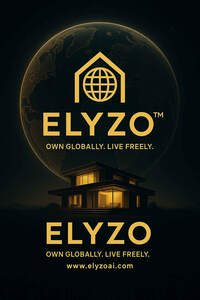 Image for mark UK00004243512 ELYZO TM OWN GLOBALLY. LIVE FREELY. ELYZO OWN GLOBALLY. LIVE FREELY. www.elyzoai.com