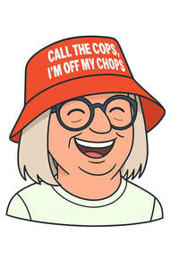 Image for mark UK00004244223 CALL THE COPS, I'M OFF MY CHOPS