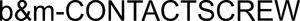 Image for mark 1868528_TIF b&m-CONTACTSCREW