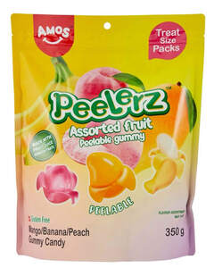 Image for mark UK00004219053_1of6 AMOS PEELERZ ASSORTED FRUIT MADE WITH PEELABLE GUMMY