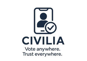 Image for mark UK00004246199 CIVILIA VOTE ANYWHERE. TRUST EVERYWHERE.