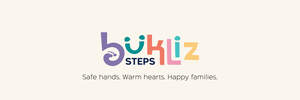 Image for mark UK00004246436 BUKLIZ STEPS SAFE HANDS. WARM HEARTS. HAPPY FAMILIES.