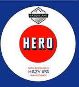 Image for mark UK00004217484 BASQUELAND HERO NON-ALCOHOLIC HAZY IPA SIN ALCOHOL