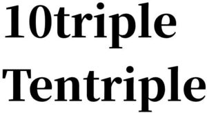 Image for mark 1870671 10triple Tentriple