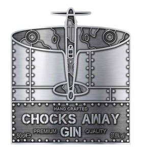 Image for mark UK00004229830 HAND CRAFTED CHOCKS AWAY PREMIUM GIN QUALITY